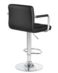 Стул барный DOBRIN KRUGER ARM (черный) 2 шт