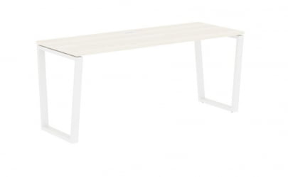 Стол письменный EDIS EVST 1767 Ясень Траун Белый