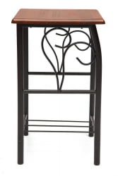 Тумба дизайнерская PICCOLO Черный/красный дуб