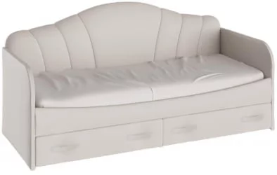 Детская кровать с ящиком для белья Сабрина ТД-307.12.02 Кашемир