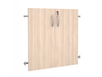 Стеллаж закрытый Альфа 63 133 Дуб Кобург