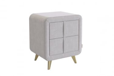 Тумба прикроватная Софи 2 TM-001.2 галька (велюр)