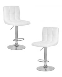 Стул барный DOBRIN CANDY (белый) 2 шт