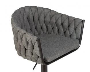 Стул барный DOBRIN LEON (графитовая ткань (LAR-275-21)) 2 шт