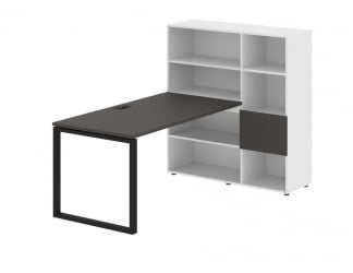 Рабочая станция EDIS EQRST 1215 Мокко Черный Белый