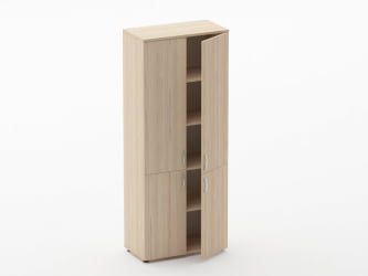 Шкаф высокий закрытый Glassy 6.19.131 Бук светлый