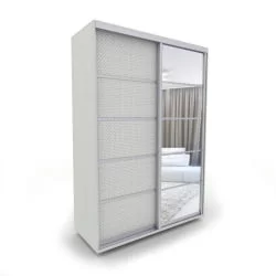 Шкаф-купе Акцент-Квадро КВ 1200х600 Выбеленное дерево