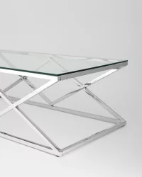 Стол журнальный ИНСИГНИЯ 120кс60 Серебро / 120x60