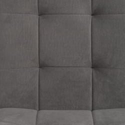 Стул обеденный Medeo флок , 47х56х89, серый/черный, 29