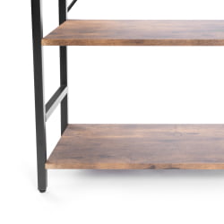 Стеллаж офисный WS-03 60x30x166 см, burnt