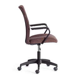 Кресло STAFF STAFF флок/ткань, коричневый/черный, 6/W-11