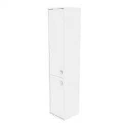 Шкаф высокий узкий левый STYLE Л.СУ-1.3 Л Белый