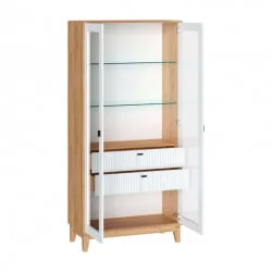 Шкаф двухстворчатый Бари ЛД 698.030.000 Дуб Золотой Белый