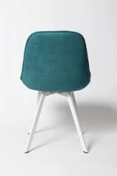 Стул для гостиной К 21 white Бирюзовый (К 21\б)