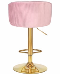 Стул барный DOBRIN DARCY GOLD (розовый велюр (1922-16))