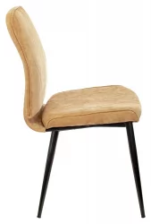 Стул для кухни Бюрократ KF-3 Горчичный Velvet 73