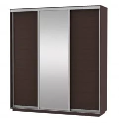Шкаф-купе трехдверный Экспресс Медиум-1 1800х2200х Дуб венге / 1800х2200h