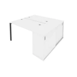 Рабочая станция с опорным шкафом-купе Metal System Б.РС-СШК-1.2 Белый/Антрацит