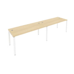 Рабочая станция на 2 раб.места Metal System Б.СМ-2.4 Акация/Белый