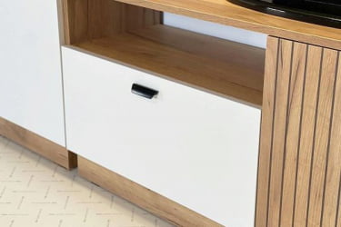 Тумба Моди MGM-03 дуб крафт золотой/белое дерево