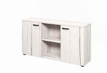 Тумба приставная к двум столам LEMO L-681 Таксония айвори