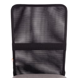 Кресло офисное START флок/ткань, серый/черный, 29/W-11