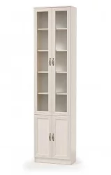 Шкаф комбинированный Оливия В-18 Вудлайн кремовый Аруша венге