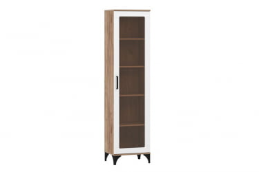 Шкаф для посуды Марсель НМ 013.06 Меренга Дуб Крафт табачный