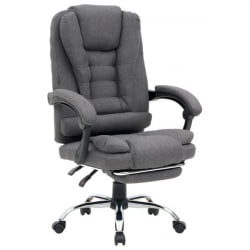 Кресло офисное с функцией вибромассажа CROMEX (КРОМЕКС) Chill MS-005 ткань серое