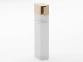 Антресоль Glassy 6.04.14Пр Бук светлый