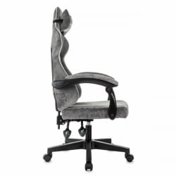 Кресло компьютерное BRABIX Shooter GM-12, 2 подушки, ткань, серое