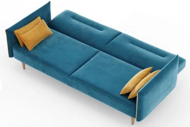 Диван трёхместный Протей ЛД 309.010.000 Синий Горчичный