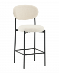 Стул полубарный Бриф DD ПБ букле молочный