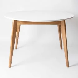 Стол обеденный Орион 100x100 Морилка Дуб натуральный Морилка Орех