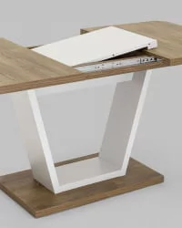 Стол раскладной Vector 120-160 дуб Ка-пепел