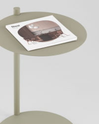 Журнальный столик Siara металл оливковый