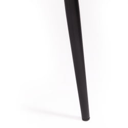 Кресло LA FONTAIN (mod. 004) вельвет/металл, 60 х 57 х 84 см , синий (HLR 63)/черный