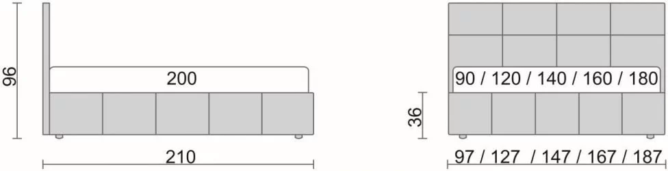 Кровать Liliana Белый_68175