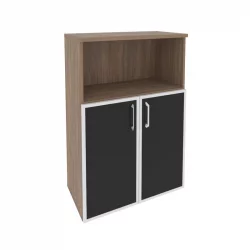 Шкаф средний широкий ONIX O.ST-2.2R black Дуб Аризона