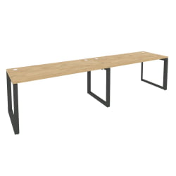 Рабочая станция на О-образном м/к ONIX O.MO-RS-2.4.7 Тиквуд Светлый/Антрацит