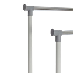 Вешалка JET металл, пластик, 86*44*166 см, темно-серый/светло-серый/хром