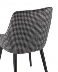 Стул Джоан велюр Серый гусиная лапка