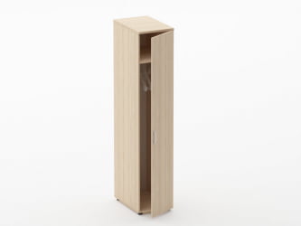 Шкаф для одежды узкий Glassy 6.19.30Пр Орех