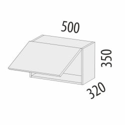 Антресоль (с системой плавного закрывания) Бьянка 102.103