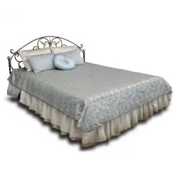 Кровать Кертис кованая с подъемным механизмом шоколад