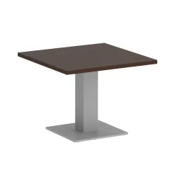 Стол журнальный квадратный HOME OFFICE VR.SP-5-60.2G Венге Цаво/Серый металл