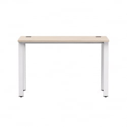 Стол прямой на металлокаркасе, опоры 45 гр Everprof EVO 254S002 Дуб Соната Белый