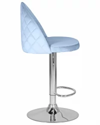 Стул барный DOBRIN MILANA Пудрово-голубой велюр MJ9-74