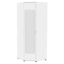 Шкаф распашный Алиса(H6_M2) 2230х854х854 с торцевой ручкой (Белый)