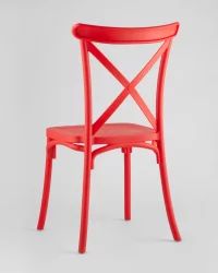 Стул пластиковый Кроссбэк Красный